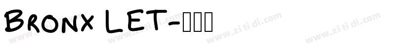 Bronx LET字体转换